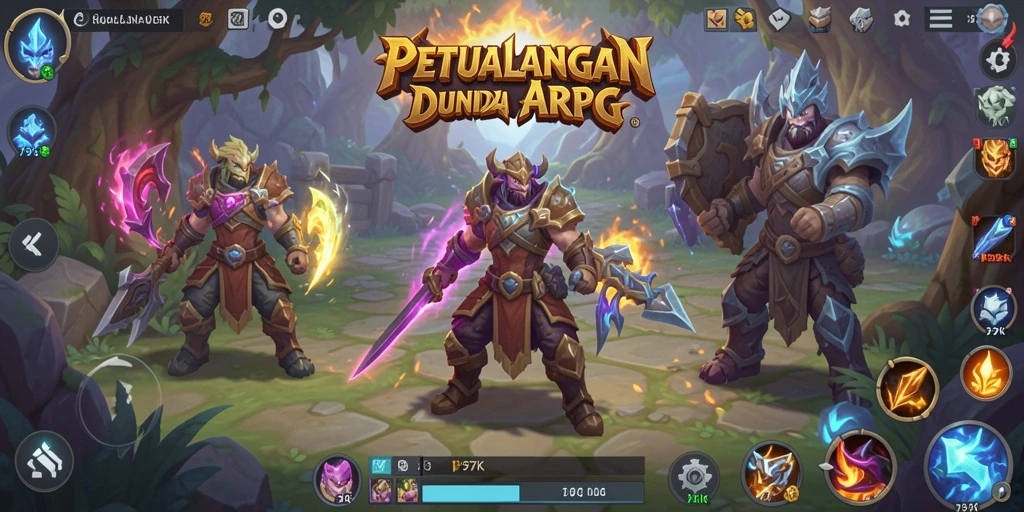 Tangkapan layar gameplay ARPG yang mendebarkan di 797K.