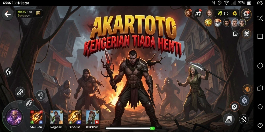 Gameplay AKARTOTO yang mencekam dan menyenangkan.