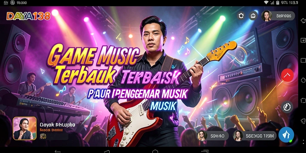 Screenshot utama DAYA138 menampilkan gameplay yang seru dalam permainan musik.