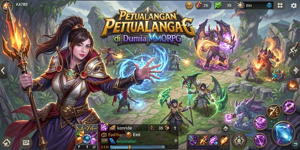 Tampilan gameplay seru KA789 dengan aksi pertarungan yang intens.