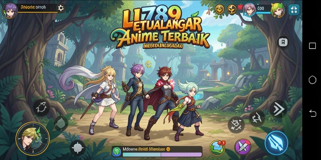 Gameplay LI789 yang menakjubkan dengan grafis anime.