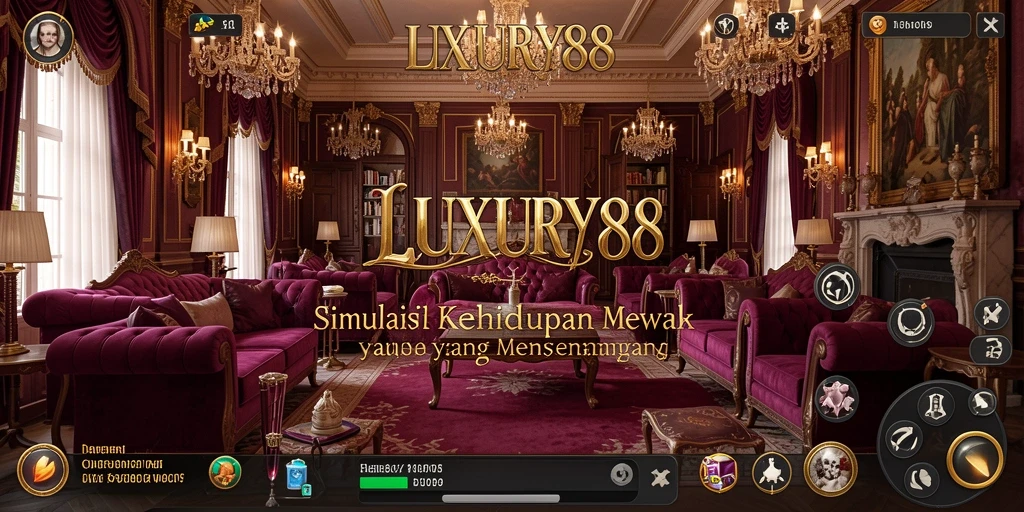 Tangkapan layar LUXURY88 menampilkan pengalaman gameplay yang mendalam dalam simulasi kehidupan mewah.