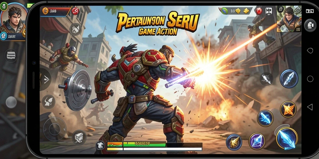 Screenshot gameplay OJA89 menampilkan aksi pertempuran yang mendebarkan.