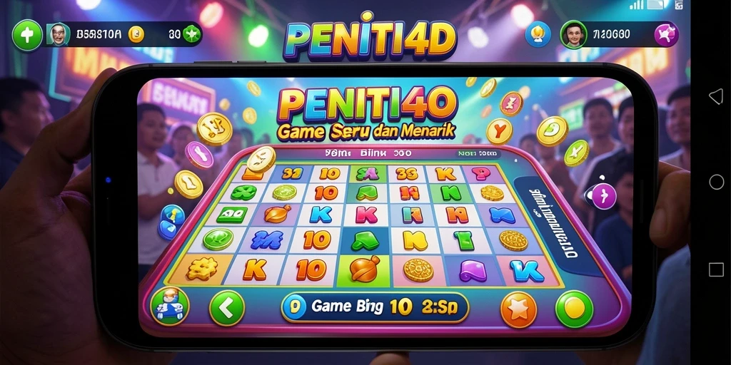 Tampilan gameplay Bingo yang seru dan interaktif di PENITI4D.