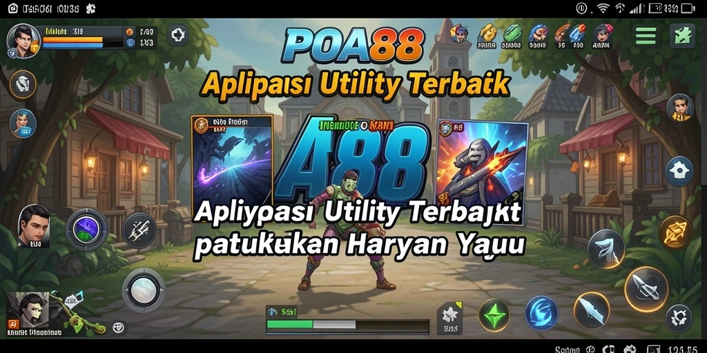 Tampilan antarmuka utama POA88 yang memukau dan fungsional.