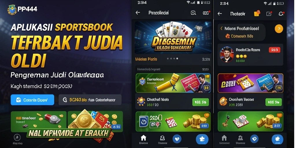 Tampilan gameplay PP444 dengan taruhan olahraga yang menarik.