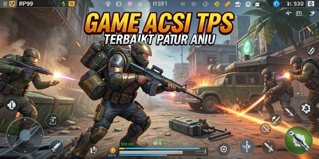 Gameplay RP99 yang mendebarkan dalam pertempuran TPS.