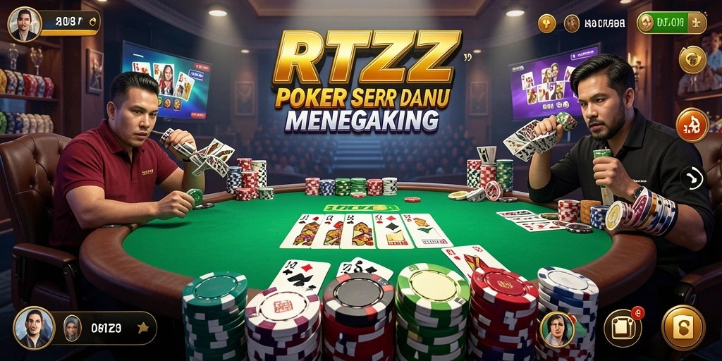 Screenshot gameplay Poker di RTZZ yang penuh aksi.