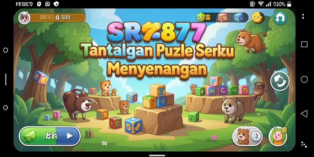 Tampilan gameplay menarik dalam tantangan puzzle SR877.