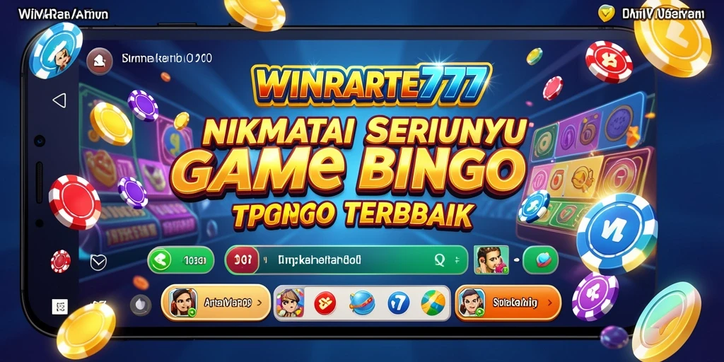 Screenshot gameplay WINRATE777 yang menampilkan keseruan bermain Bingo.